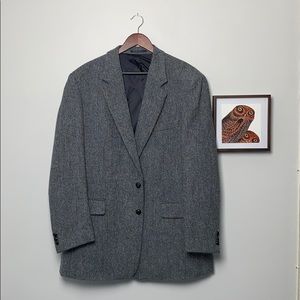 Harris Tweed Sports Coat blazer jacket grey